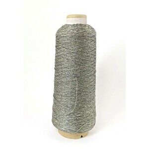 Kreinik Metallic Fusible Iron-On Silver Tarnished Gold #6277 -#8 Braid 500M